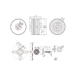 Мотор T-Motor AT7215 30CC KV270 8S 4800W для літаків - Зображення 6
