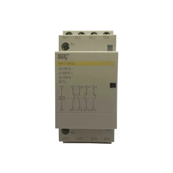Контактор модульний КМ-2-25-22 25А 230AC 2NO-2NC 4р 2мод. TNSy