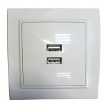 Розетка вн. устан. 2 USB 2.1A біла IP20 TNSy Malta - Зображення 3