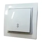 Вимикач вн. устан. 1-кл. прохідний білий IP20 TNSy Malta - Зображення 3