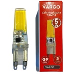 LED лампа VARGO G9 5W COB 4000K AC 220V 15*H58mm (V-114874)
