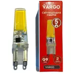 LED лампа VARGO G9 5W COB 4000K AC 220V 15*H58mm (V-114874)