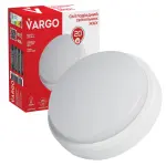 LED Світильник VARGO ЖКГ 20W коло IP54 з датчиком руху AC165-265V Розмір: 175*175*55мм (V-115725)