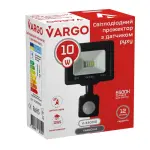 LED прожектор з датчиком руху VARGO 10W 220V 6500K (V-330310) - Зображення 3