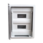 Корпус пластиковий ЩРН-П-24 PRO, дв. ABS IP65 12х2 300х400х170 TNSy - Зображення 3