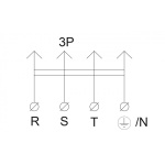 Вилка каучукова 3Р+РЕ 25А IP44 АСКО - Зображення 5
