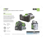 EGO Інвертор PAD5000E, 56В-220В, 400Вт, LED-ліхтар, 3 USB порта - Зображення 3