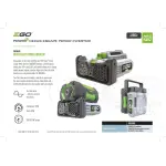 EGO Інвертор PAD5000E, 56В-220В, 400Вт, LED-ліхтар, 3 USB порта - Зображення 3