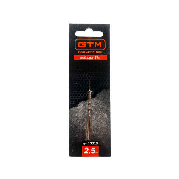 GTM Свердло 2,5мм HSS-CO5