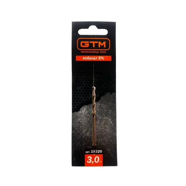 GTM Свердло 3,0мм HSS-CO5
