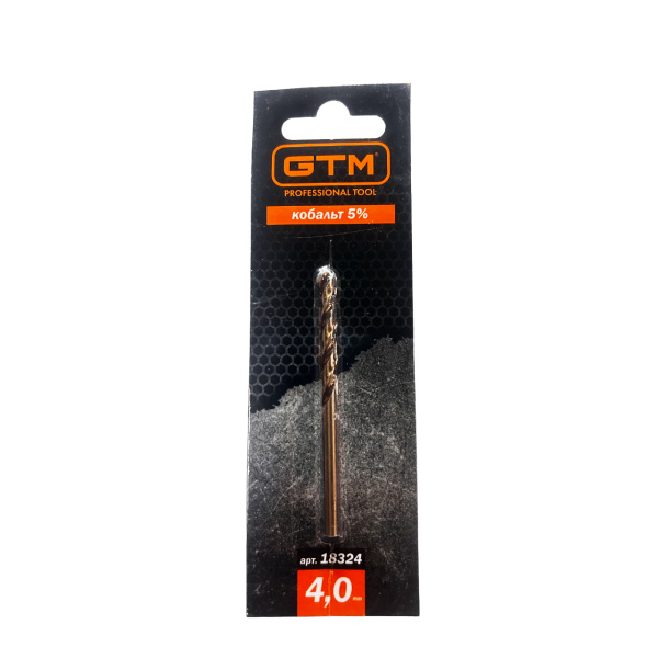 GTM Свердло 4,0мм HSS-CO5