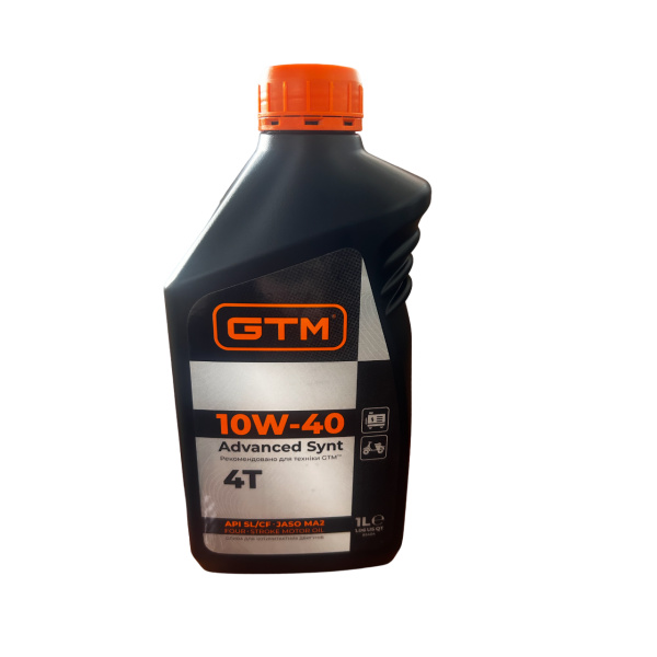 GTM Змазка 10W-40 (1л) для 4-х тактн. двигунів