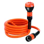 Claber Шланг поливальний пружинний 1/2" TWIDDY 15м, з конекторами і розпилювачем - Зображення 2