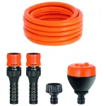 Claber Шланг поливальний пружинний 1/2" TWIDDY 15м, з конекторами і розпилювачем - Зображення 3