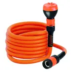 Claber Шланг поливальний пружинний 1/2" TWIDDY 25м, з конекторами і розпилювачем - Зображення 2