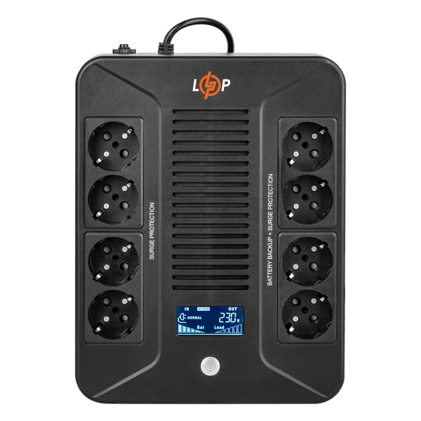 Лінійно-інтерактивне ДБЖ LP-800VA-8PS (480Вт)