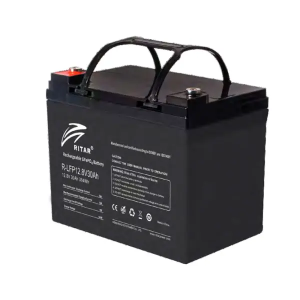 Акумуляторна батарея Ritar LiFePO4 12,8V 30Ah 384Wh (195 x 155 x 130) Q1