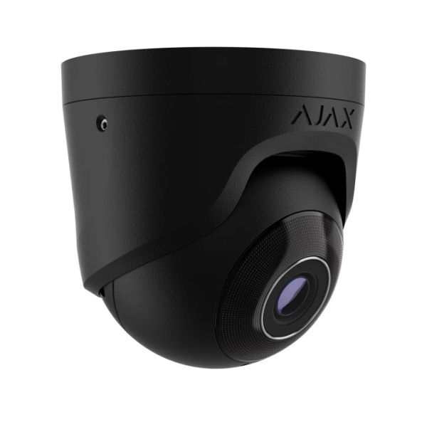 5 Mp дротова охоронна IP-камера Ajax TurretCam (5 Mp/2.8 mm) Black