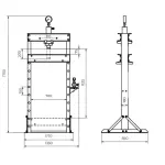 Прес гідравлічний Holzmann WP50ECO - Зображення 5