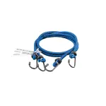 Стяжка вантажу MASTERTOOL гумова Ø 8 мм 80 см набір 2 шт 81-0320