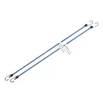 Стяжка вантажу MASTERTOOL гумова Ø 8 мм 80 см набір 2 шт 81-0320 - Зображення 2