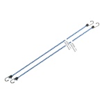 Стяжка вантажу MASTERTOOL гумова Ø 8 мм 100 см набір 2 шт 81-0321 - Зображення 2