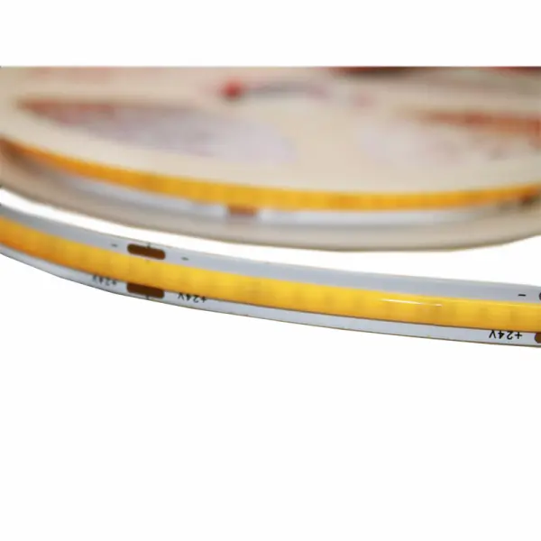 LED стрічка 10Вт 24 В COB  320 діодів 100Лм/Вт холодний білий 6500К (серія COB), гарантія 3 роки