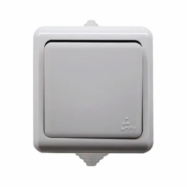 Вимикач IP54  Сірий