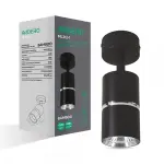 Накладний поворотний світильник Ardero ML312-1 BAMBOO GU10 чорний+хром