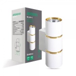 Накладний настінний світильник Ardero ML389-2 BAMBOO GU10 білий+золото