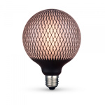 LED лампа VIDEX Filament VL-DG125BP 6W E27 1800K Black Magician net - Зображення 2