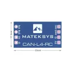 Інтерфейс UART-CAN Matek CAN-L4-RC для приймачів радоуправління - Зображення 2