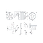Мотор T-Motor AS2814 KV550 6S для літаків - Зображення 5