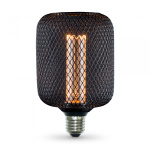 LED лампа VIDEX Filament VL-DBMC100162 4W E27 1800K Black Chainmail style - Зображення 2