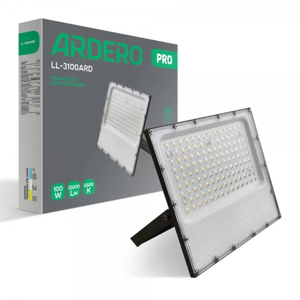 Світлодіодний прожектор Ardero LL-3100ARD PRO 100W 12000Lm 6500K