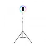 Набір 2в1 Трипод для смартфону + світлодіодне RGB кільце HAVIT HV-ST7026