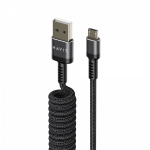 Кабель спіральний Micro USB HAVIT HV-CB6250 2.4A 1.5м - Зображення 2