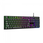Мембранна ігрова клавіатура дротова HAVIT HV-KB101L RGB Black - Зображення 2