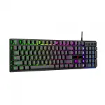 Мембранна ігрова клавіатура дротова HAVIT HV-KB101L RGB Black - Зображення 2