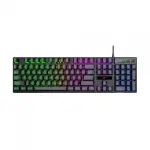 Мембранна ігрова клавіатура дротова HAVIT HV-KB101L RGB Black - Зображення 3