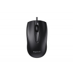 Дротова миша HAVIT HV-MS871 USB Black (1200 DPI, 3 кл)