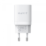 Зарядний пристрій HAVIT HV-UC30 30W USB+USB-C White - Зображення 2