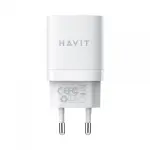 Зарядний пристрій HAVIT HV-UC30 30W USB+USB-C White - Зображення 2