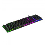 Мембранна ігрова клавіатура дротова HAVIT HV-KB101L RGB Black - Зображення 4