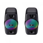 Стерео колонки ігрові HAVIT HV-SK213 USB RGB Black - Зображення 2