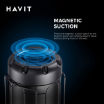 Багатофункціональний ліхтар для кемпінгу HAVIT HV-S006 3W 300Lm - Зображення 8
