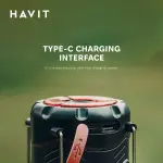 Багатофункціональний ліхтар для кемпінгу HAVIT HV-S006 3W 300Lm - Зображення 9