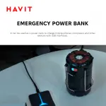 Багатофункціональний ліхтар для кемпінгу HAVIT HV-S006 3W 300Lm - Зображення 11
