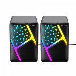 Стерео колонки HAVIT HV-SK763 USB RGB Black - Зображення 2