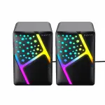 Стерео колонки HAVIT HV-SK763 USB RGB Black - Зображення 2